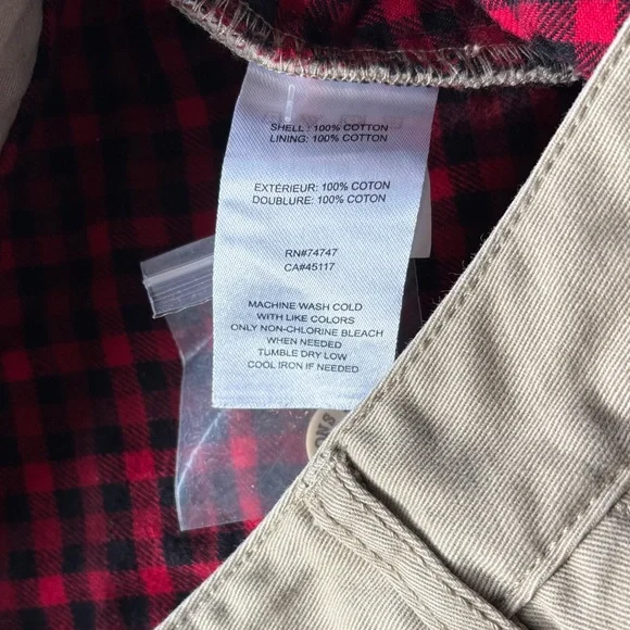 Natural Reflections Flannel Lined Pants Size 8 - Picture 4 of 10